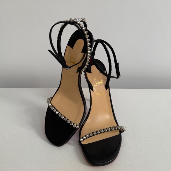 Christian Louboutin So Me Studded Sandals US 8.5  / NEW - Picture 13 of 16